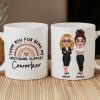 Thank You For Being My Emotional Support Coworker Gift For Colleagues Personalized Mug