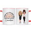 Thank You For Being My Emotional Support Coworker Gift For Colleagues Personalized Mug
