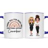 Thank You For Being My Emotional Support Coworker Gift For Colleagues Personalized Mug