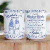 Thank You For Being My Unbiological Sister Toile De Jouy Besties - Personalized Mug Thank You For Being My Unbiological Sister Toile De Jouy Besties - Personalized Mug