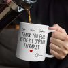 Thank You For Being My Unpaid Therapist Bestie Sibling - Personalized Mug