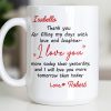 Thank You For Filling My Days With Hearts - Personalized Custom Coffee Mug - CPL1374_MG Thank You For Filling My Days With Hearts - Personalized Custom Coffee Mug - CPL1374_MG