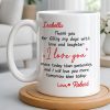 Thank You For Filling My Days With Hearts - Personalized Custom Coffee Mug - CPL1374_MG Thank You For Filling My Days With Hearts - Personalized Custom Coffee Mug - CPL1374_MG