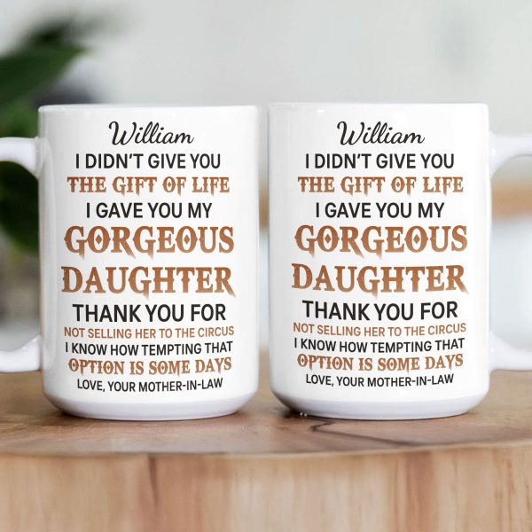 Thank You For Not Selling Her, Him To The Circus - Personalized Mug Thank You For Not Selling Her, Him To The Circus - Personalized Mug