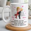 Thank You For Putting Up With My Shit, Couple And Hearts - Personalized Custom Coffee Mug - CPL1363_MG Thank You For Putting Up With My Shit, Couple And Hearts - Personalized Custom Coffee Mug - CPL1363_MG