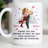 Thank You For Putting Up With My Shit, Couple And Hearts - Personalized Custom Coffee Mug - CPL1363_MG Thank You For Putting Up With My Shit, Couple And Hearts - Personalized Custom Coffee Mug - CPL1363_MG