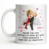 Thank You For Putting Up With My Shit, Couple And Hearts - Personalized Custom Coffee Mug - CPL1363_MG Thank You For Putting Up With My Shit, Couple And Hearts - Personalized Custom Coffee Mug - CPL1363_MG