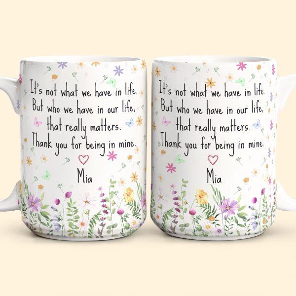 Thank You Mug - Mentor Appreciation For Coworkers, Family, Leader, Boss - Personalized Mug