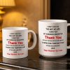 Thank You Son-In-Law For Not Selling My Daughter - Personalized Custom Coffee Mug - SILA007_MG