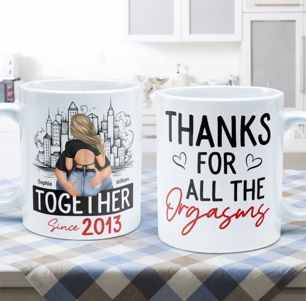 Thanks For All The Orgasms - Personalized Mug Thanks For All The Orgasms - Personalized Mug