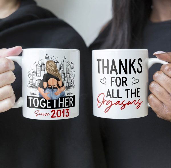 Thanks For All The Orgasms - Personalized Mug Thanks For All The Orgasms - Personalized Mug