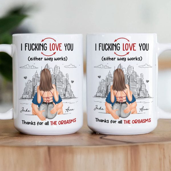 Thanks For All The Orgasms I F Love You - Personalized Mug Thanks For All The Orgasms I F Love You - Personalized Mug