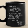 Thanks For Being My Boss - Coworker Personalized Custom Mug - Christmas Gift For Coworkers, Work Friends, Colleagues Thanks For Being My Boss - Coworker Personalized Custom Mug - Christmas Gift For Coworkers, Work Friends, Colleagues