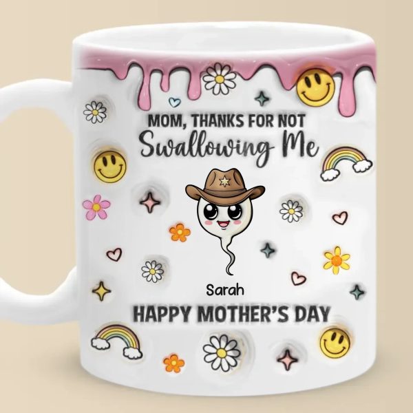 Thanks For Choosing Motherhood - Family Personalized Custom 3D Inflated Effect Printed Mug - Mother's Day, Gift For Mom Thanks For Choosing Motherhood - Family Personalized Custom 3D Inflated Effect Printed Mug - Mother's Day, Gift For Mom