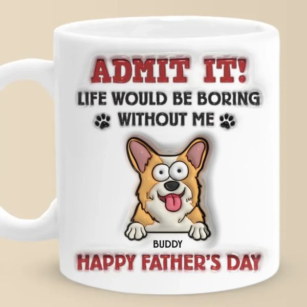 Thanks For Loving Us, Poop And All - Dog & Cat Personalized Custom 3D Inflated Effect Printed Mug - Gift For Pet Owners, Pet Lovers Thanks For Loving Us, Poop And All - Dog & Cat Personalized Custom 3D Inflated Effect Printed Mug - Gift For Pet Owners, Pet Lovers