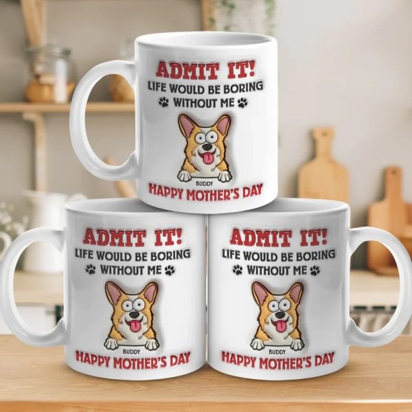 Thanks For Loving Us, Poop And All - Dog & Cat Personalized Custom 3D Inflated Effect Printed Mug - Gift For Pet Owners, Pet Lovers Thanks For Loving Us, Poop And All - Dog & Cat Personalized Custom 3D Inflated Effect Printed Mug - Gift For Pet Owners, Pet Lovers