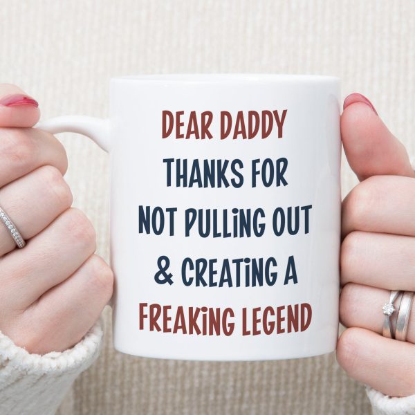 Thanks For Not Pulling Out Personalized Custom Father's Day Birthday Mug C350 890755