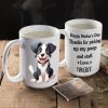 Thanks For Picking Up My Poop And Stuff Personalized Mug, Funny Gift for Dog Lovers HA75 891914 Thanks For Picking Up My Poop And Stuff Personalized Mug, Funny Gift for Dog Lovers HA75 891914