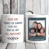 Thanks For Sharing Your DNA Personalized Custom Father's Day Birthday Photo Mug C336 Thanks For Sharing Your DNA Personalized Custom Father's Day Birthday Photo Mug C336