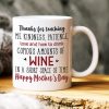 Thanks For Teaching Me Kindness, Gift For Mom, Personalized Wine Tumbler, Mother's Day Gift Thanks For Teaching Me Kindness, Gift For Mom, Personalized Wine Tumbler, Mother's Day Gift