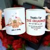 Thanks For The Orgasms, Gift For Couple, Personalized Mug, Naughty Couple Mug, Couple Gift Thanks For The Orgasms, Gift For Couple, Personalized Mug, Naughty Couple Mug, Couple Gift