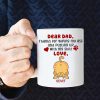 Thanks For Wiping My Ass, Personalized Coffee Mug, Cute Cat Ass Coffee Mug, Mother's Day Gift For Cat Mom Thanks For Wiping My Ass, Personalized Coffee Mug, Cute Cat Ass Coffee Mug, Mother's Day Gift For Cat Mom