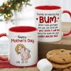 Thanks For Wiping My Bum When I Was Younger - Personalized Mother's Day Mug - Gift For Mom Thanks For Wiping My Bum When I Was Younger - Personalized Mother's Day Mug - Gift For Mom
