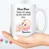 Thanks For Wiping My Butt Personalized Custom Family Mug C309 Thanks For Wiping My Butt Personalized Custom Family Mug C309