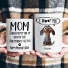Thanks Mom For Putting Up With My Sh*t New Version - Personalized Mug Thanks Mom For Putting Up With My Sh*t New Version - Personalized Mug