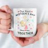 The Beginning Of A Beautiful Bond - Family Personalized Custom Mug - Mother's Day, Baby Shower Gift, Gift For First Mom