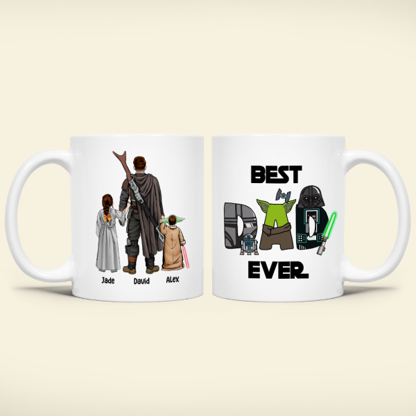 The Best Dad Gift Father's Day 04HUHN240423HH White Mug The Best Dad Gift Father's Day 04HUHN240423HH White Mug