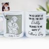 The Best Daddy Belongs To Me - Personalized Mug The Best Daddy Belongs To Me - Personalized Mug
