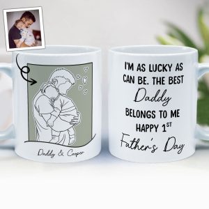 The Best Daddy Belongs To Me - Personalized Mug