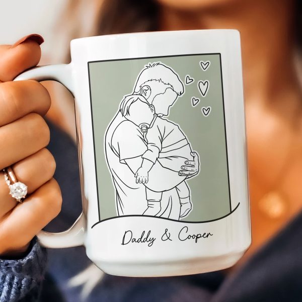 The Best Daddy Belongs To Me - Personalized Mug The Best Daddy Belongs To Me - Personalized Mug