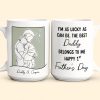 The Best Daddy Belongs To Me - Personalized Mug The Best Daddy Belongs To Me - Personalized Mug