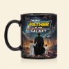 The Best Father In The Galaxy Coffee Mug - Personalized Gifts For Father 03XQQN250425HHHG