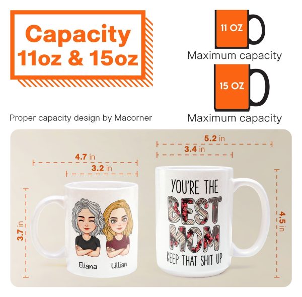 The Best Mom - Personalized Mug The Best Mom - Personalized Mug