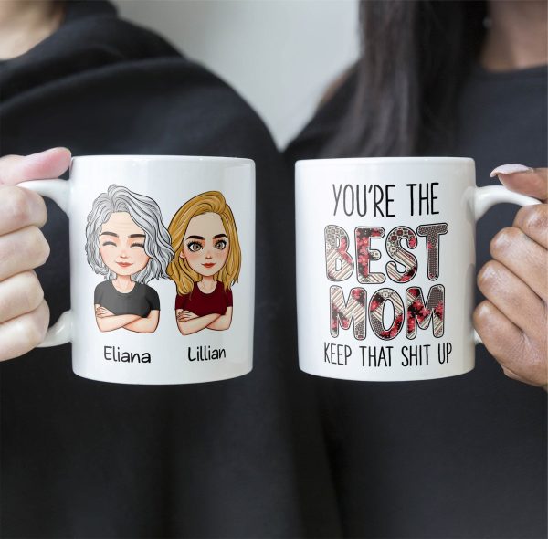 The Best Mom - Personalized Mug The Best Mom - Personalized Mug
