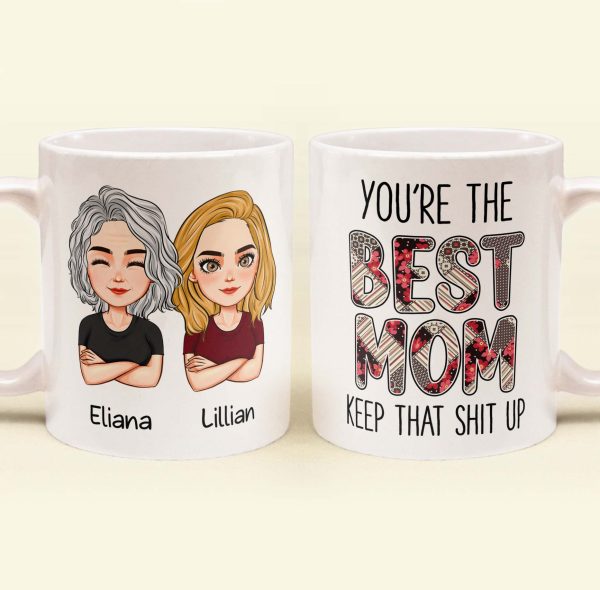 The Best Mom - Personalized Mug The Best Mom - Personalized Mug
