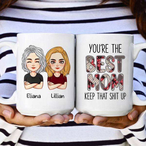 The Best Mom - Personalized Mug The Best Mom - Personalized Mug