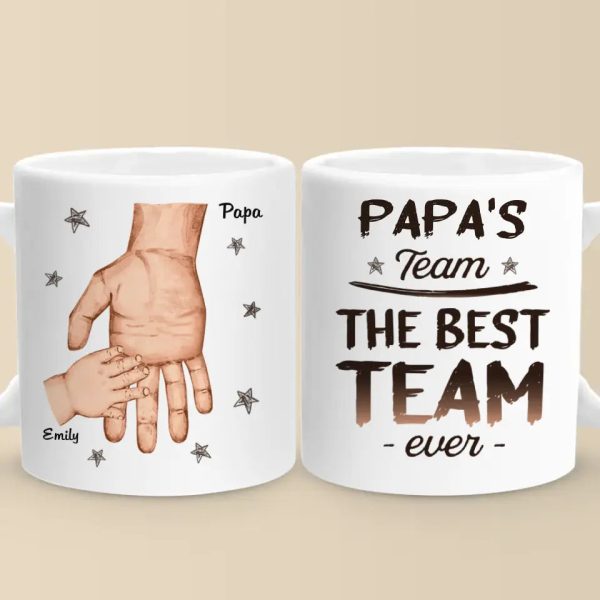 The Best Team Ever - Family Personalized Custom Mug - Father's Day, Gift For Dad, Grandpa The Best Team Ever - Family Personalized Custom Mug - Father's Day, Gift For Dad, Grandpa