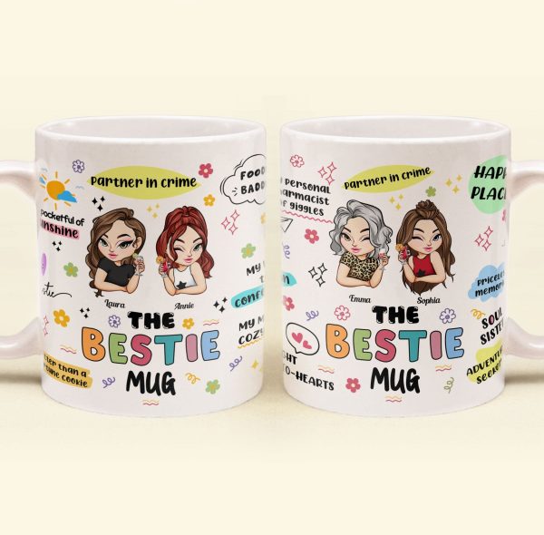The Bestie Mug - Gifts For Partner In Crime, Soul Sister Or Best Friend - Personalized Mug The Bestie Mug - Gifts For Partner In Crime, Soul Sister Or Best Friend - Personalized Mug