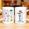 The Bestie Mug With Two Girls Design - Personalized Custom Coffee Mug - BST149_MG The Bestie Mug With Two Girls Design - Personalized Custom Coffee Mug - BST149_MG