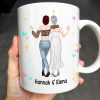 The Bestie Mug With Two Girls Design - Personalized Custom Coffee Mug - BST149_MG The Bestie Mug With Two Girls Design - Personalized Custom Coffee Mug - BST149_MG