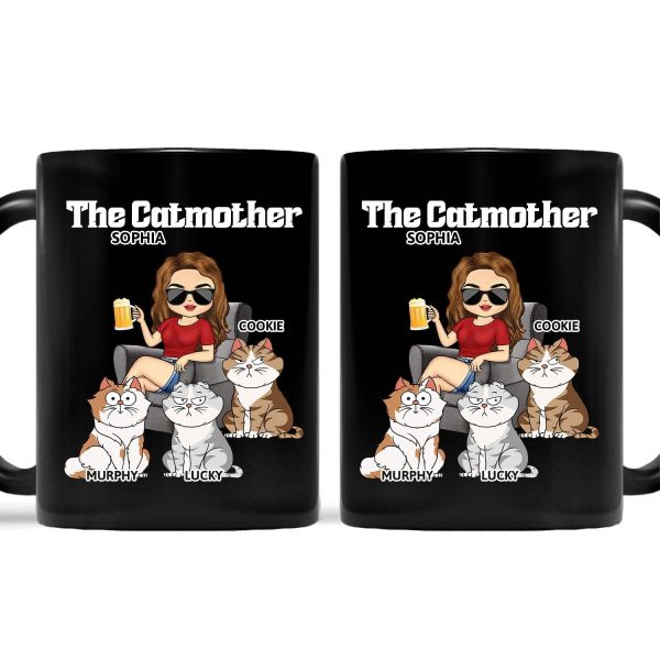 The Cat Mother - Birthday, Loving Gift For Cat Moms, Cat Lovers - Personalized Mug The Cat Mother - Birthday, Loving Gift For Cat Moms, Cat Lovers - Personalized Mug