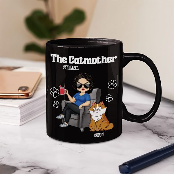 The Cat Mother - Birthday, Loving Gift For Cat Moms, Cat Lovers - Personalized Mug The Cat Mother - Birthday, Loving Gift For Cat Moms, Cat Lovers - Personalized Mug