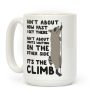 The Climb Raccoon Parody Coffee Mug The Climb Raccoon Parody Coffee Mug
