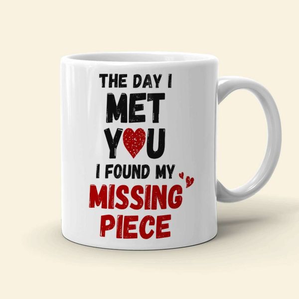The Day I Met You Couple Personalized White Mug The Day I Met You Couple Personalized White Mug