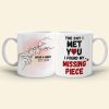 The Day I Met You Couple Personalized White Mug The Day I Met You Couple Personalized White Mug