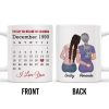 The Day You Became My Grandma, Love And Calendar Design - Personalized Custom Coffee Mug - FAM675_MG The Day You Became My Grandma, Love And Calendar Design - Personalized Custom Coffee Mug - FAM675_MG